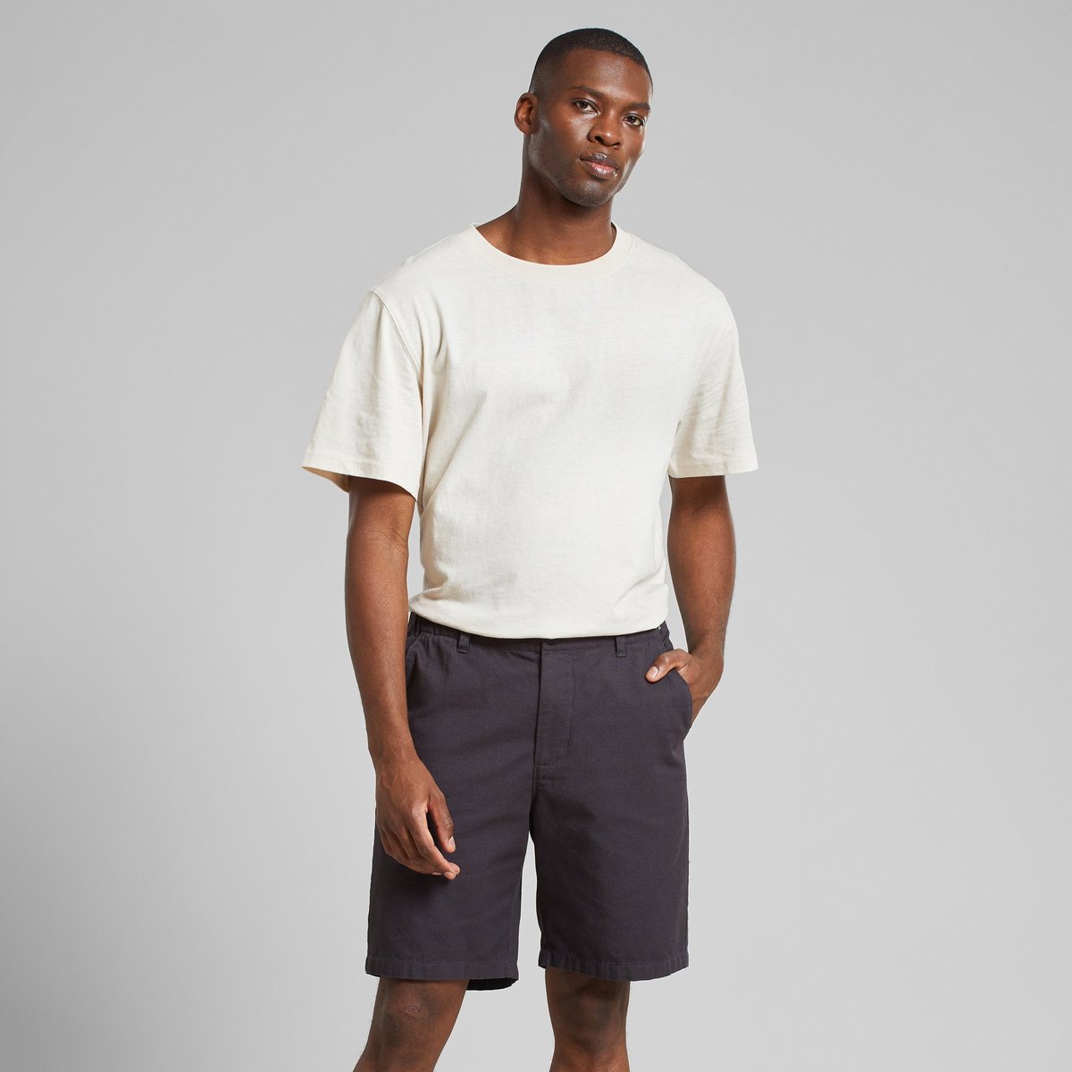 Chino Shorts Nacka Canvas Phantom Black