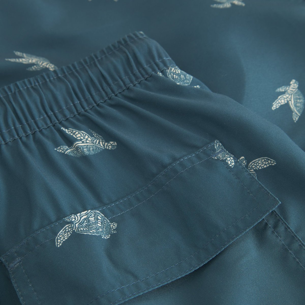 Swim Shorts Sandhamn Sea Turtles Majolica Blue