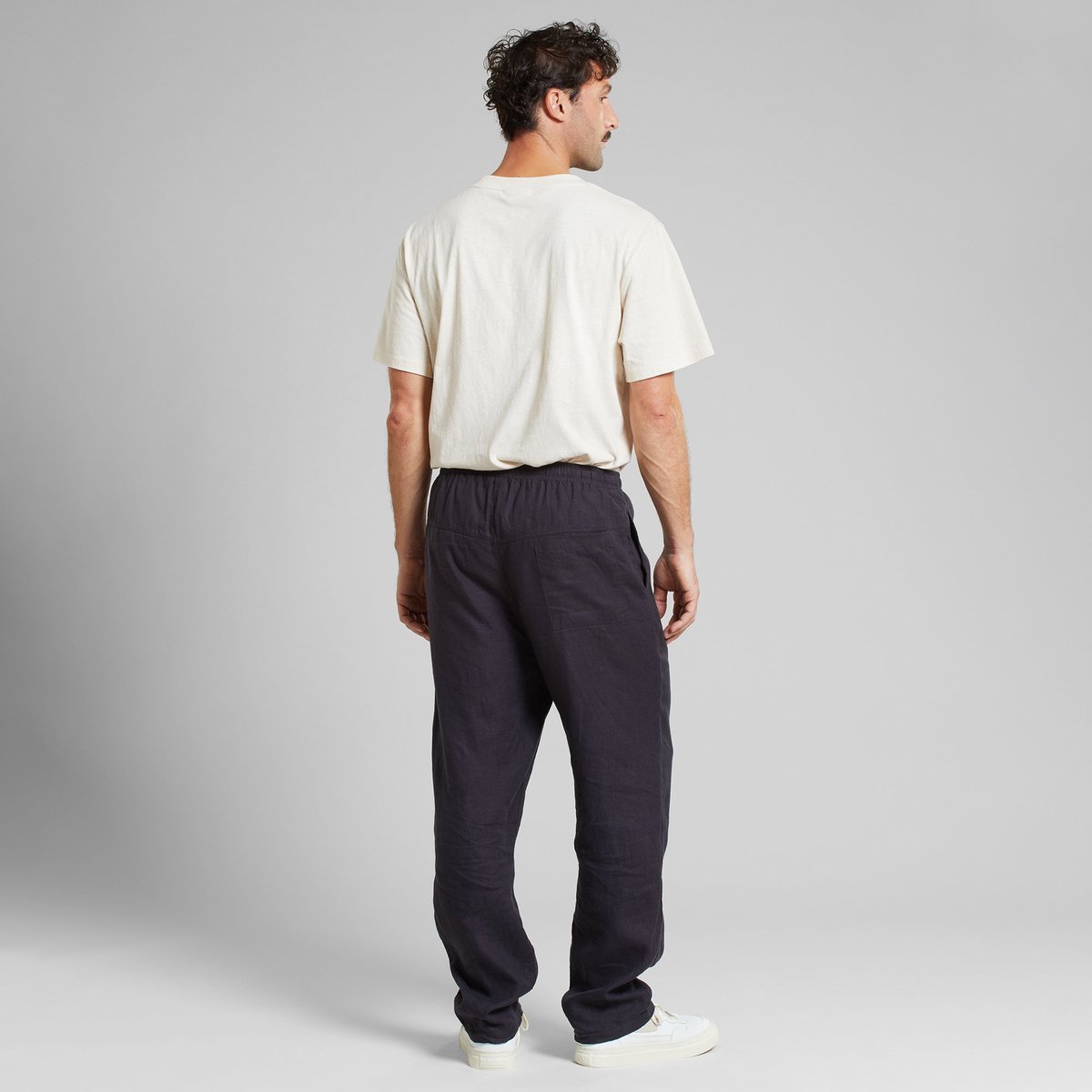 Pants Klitmoeller Linen Phantom Black