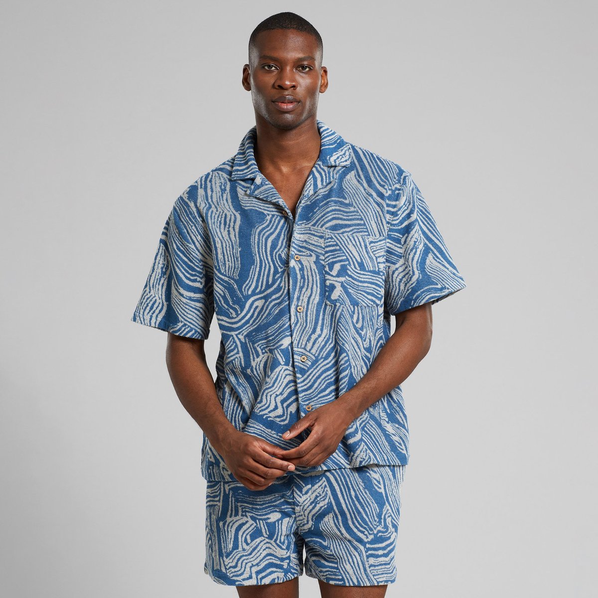 Terry Shirt Marstrand Clay Swirl Blue