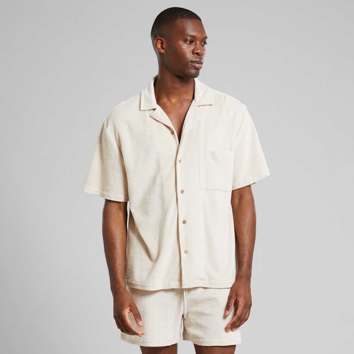 Terry Shirt Marstrand Oat White
