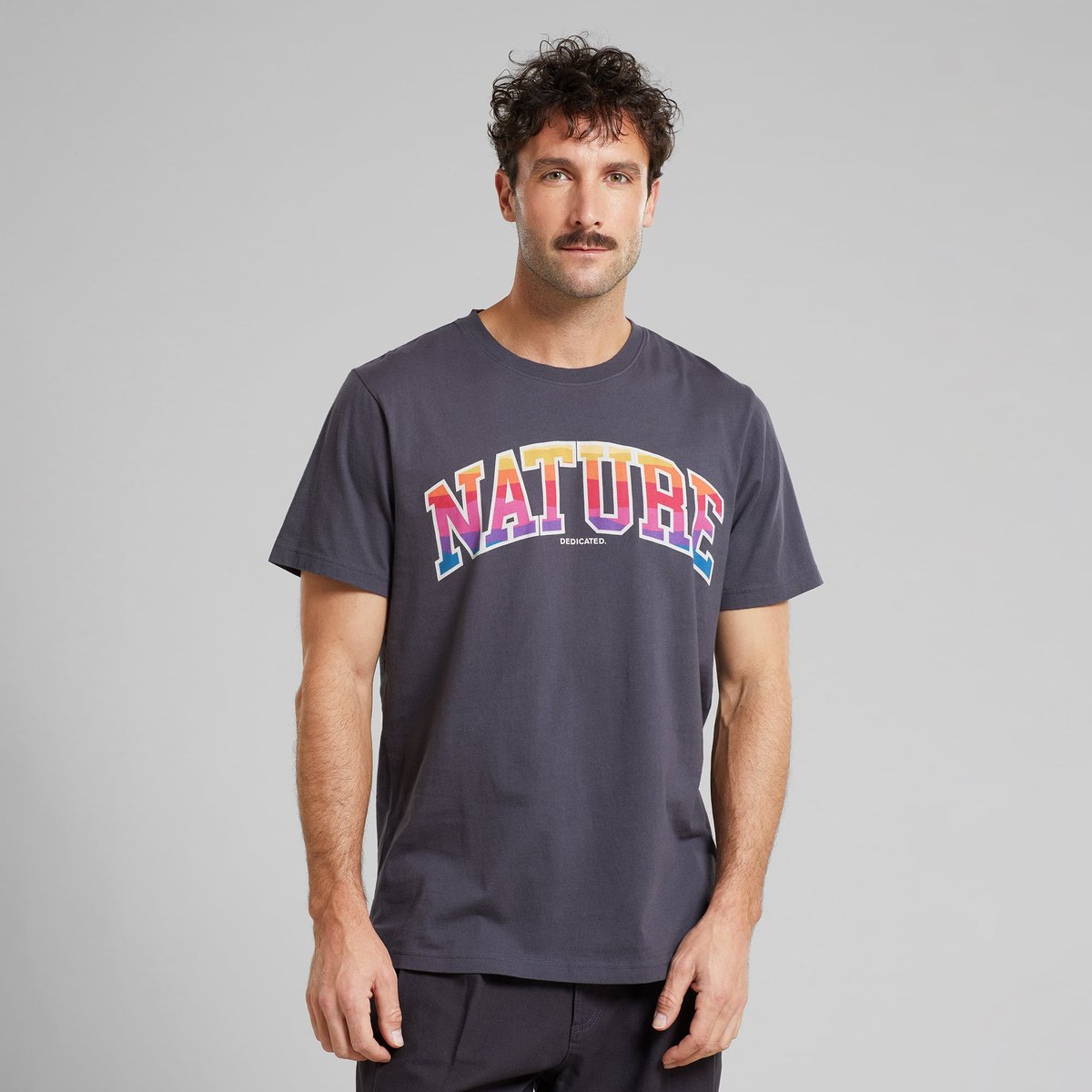 T-shirt Stockholm Nature Sunset Charcoal