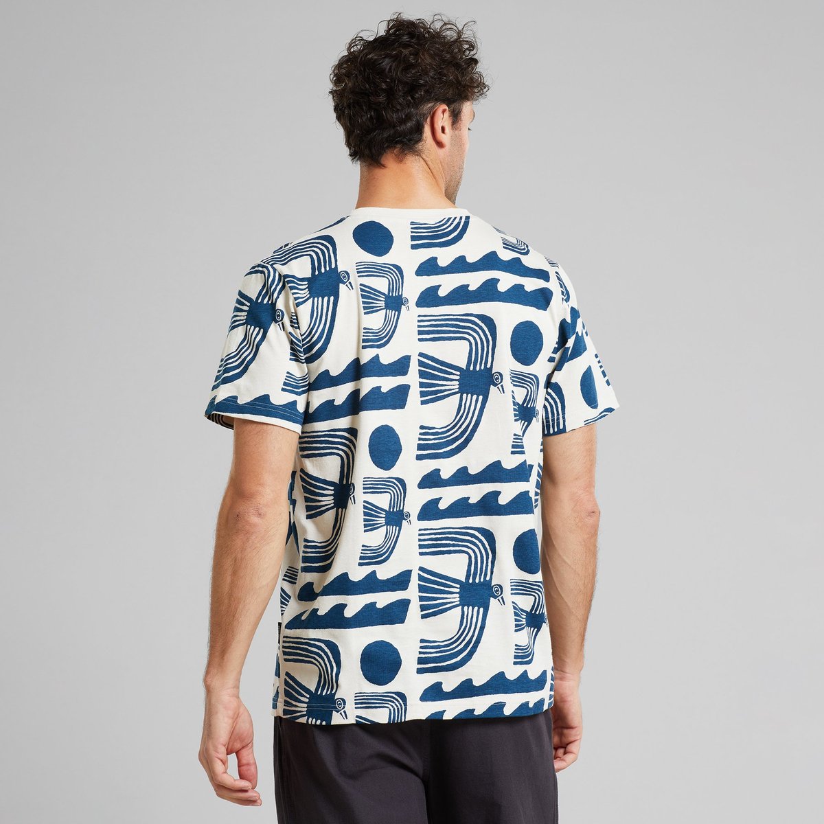 T-shirt Stockholm Seagulls Oat White