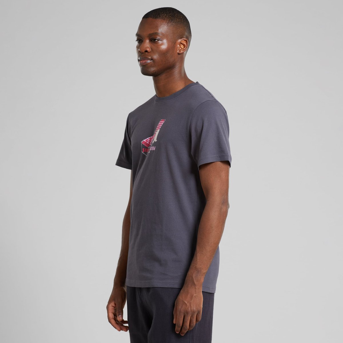 T-shirt Stockholm Siesta Fiesta Sunbed Charcoal