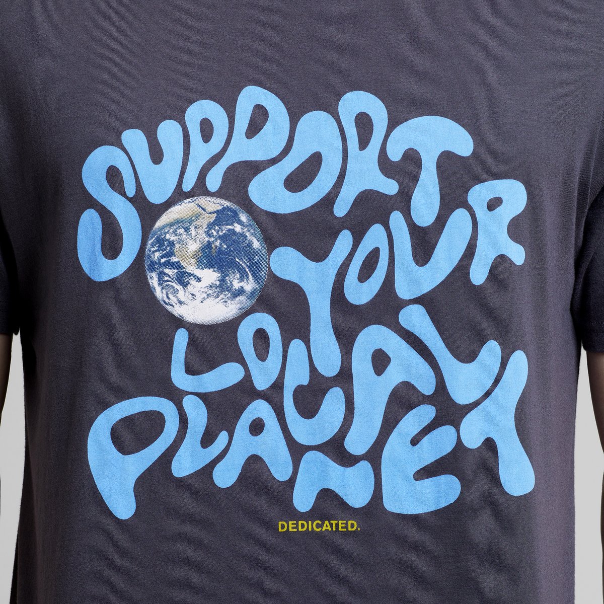 T-shirt Stockholm Support Globe Charcoal