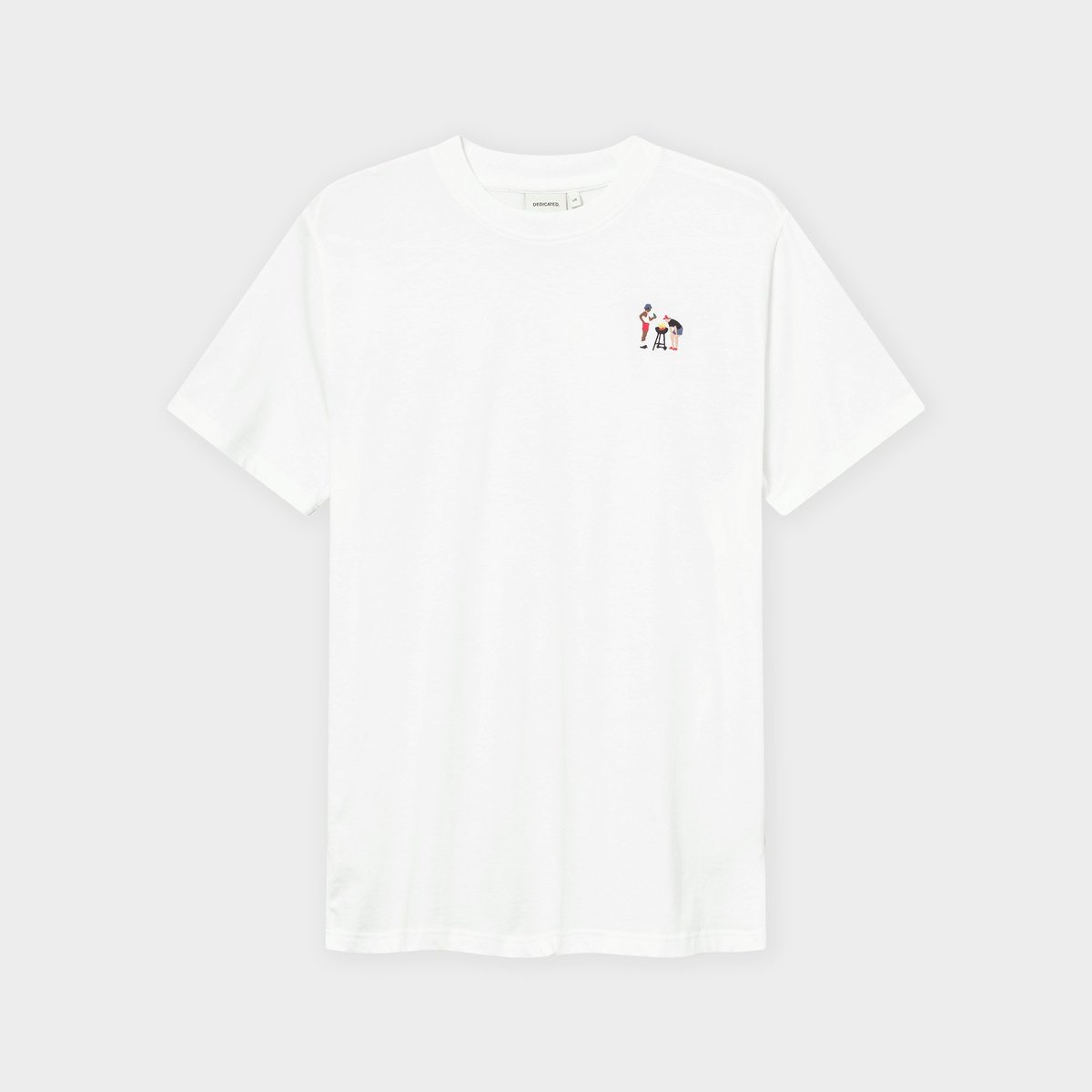 T-shirt Stockholm BBQ Emb White