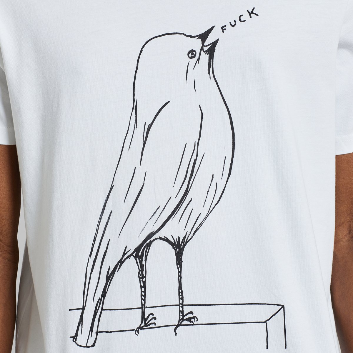 T-shirt Stockholm F Bird White