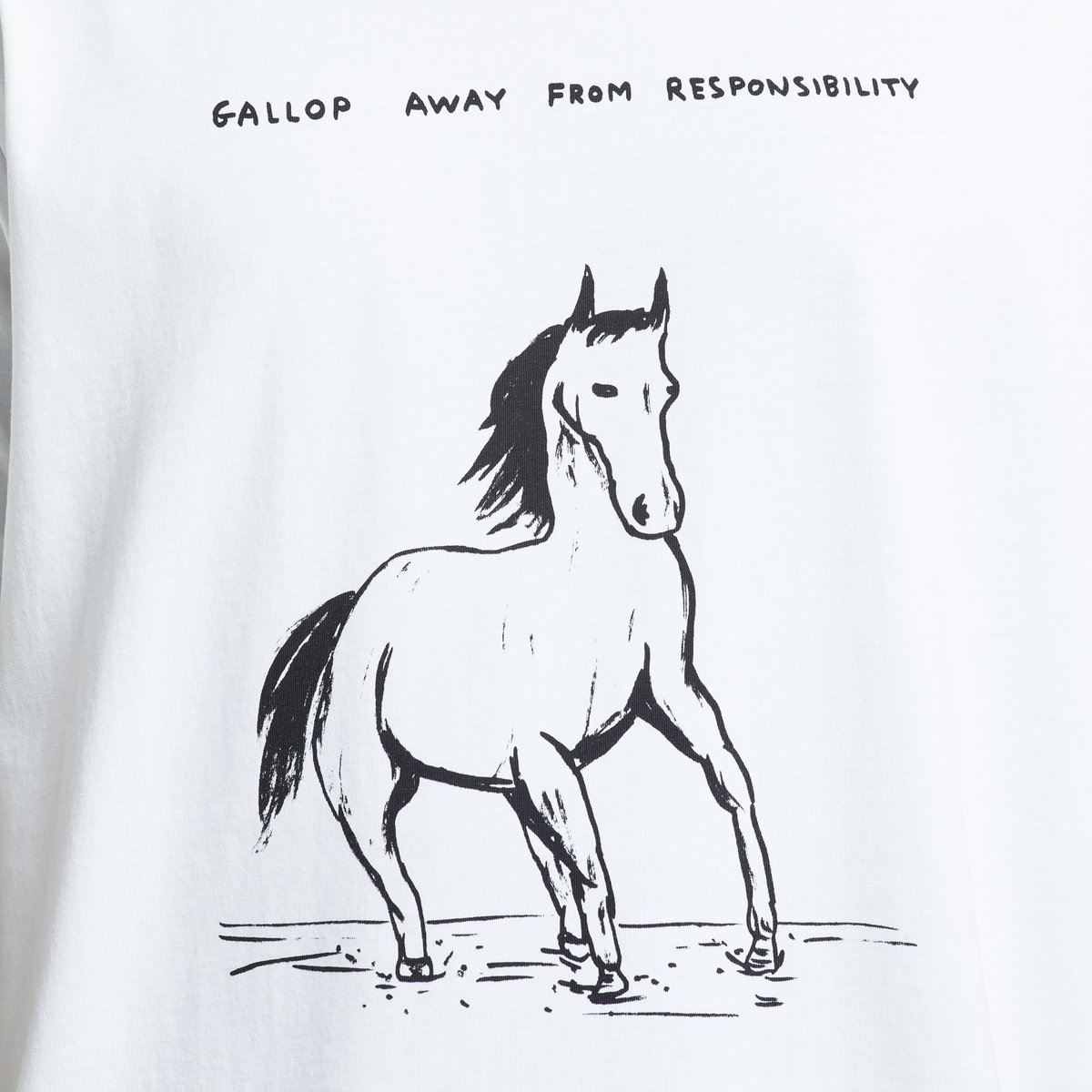 T-shirt Stockholm No Responsibility White