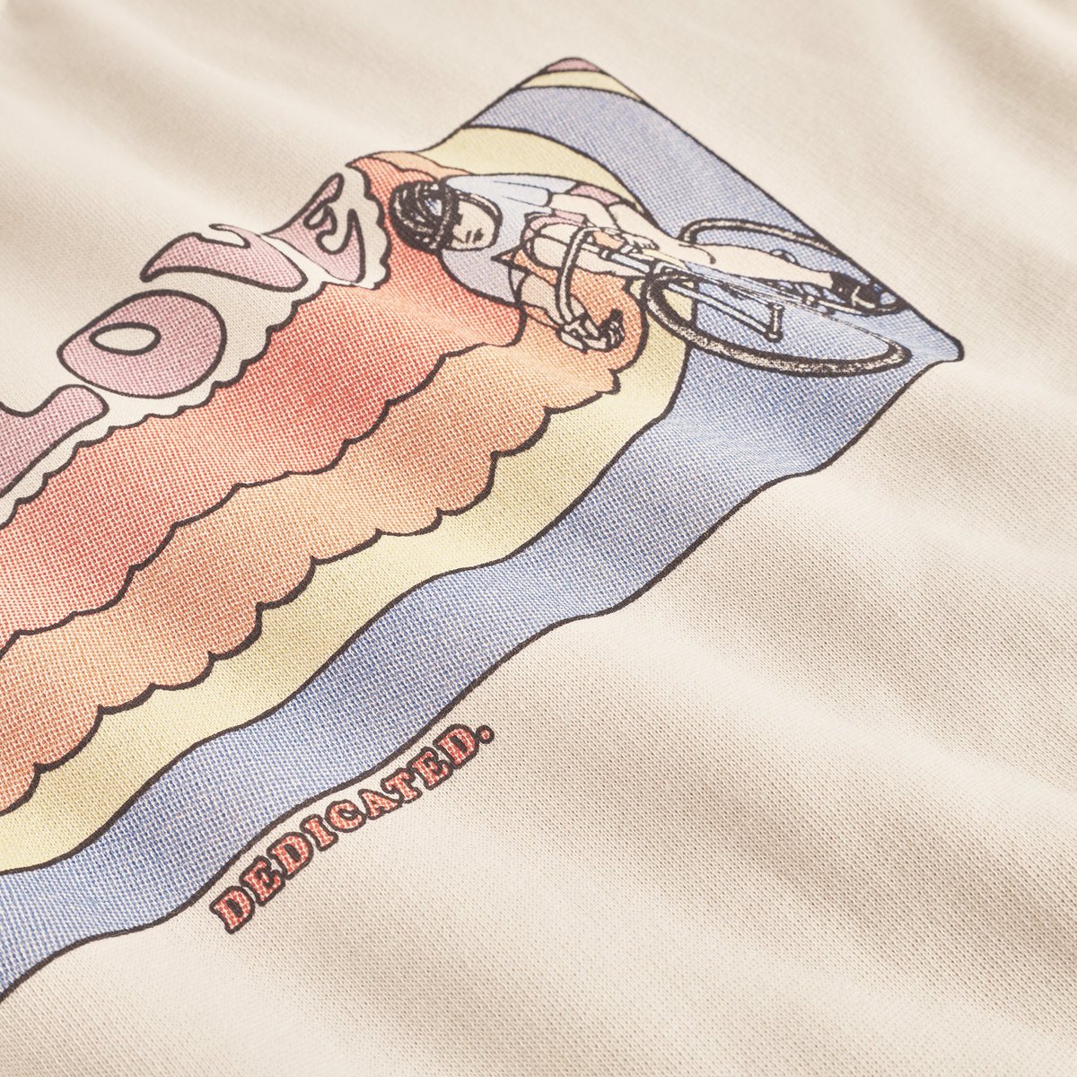 Sweatshirt Malmoe Retro Velo Love Oat White