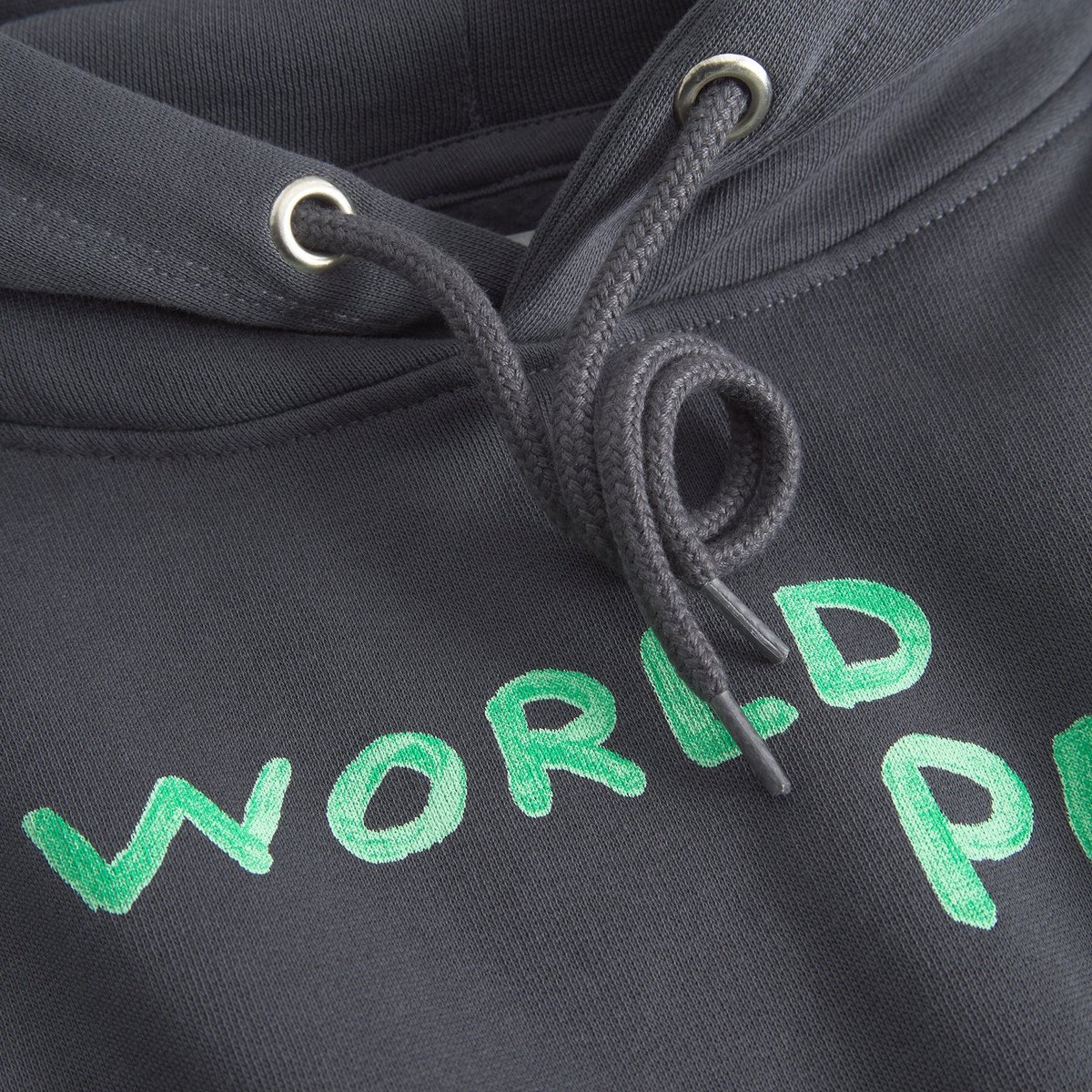 Hoodie Falun World Peace Charcoal
