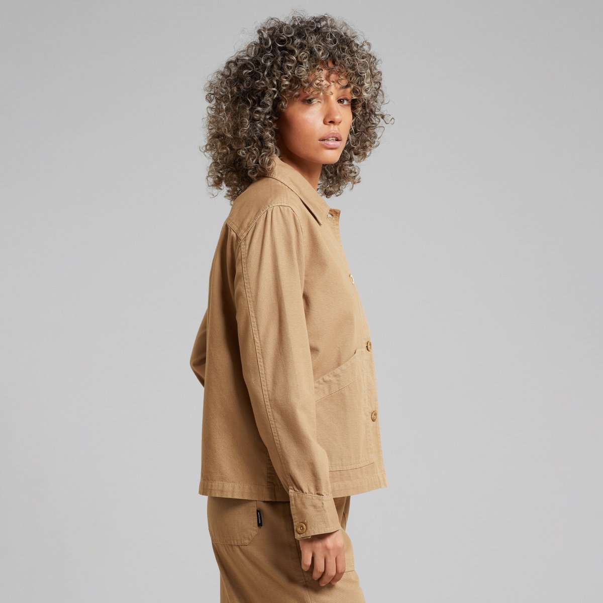 Jacket Stiby Canvas Kelp Beige