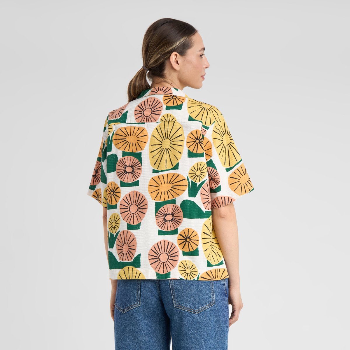 Shirt Valje Dandelions Oat White