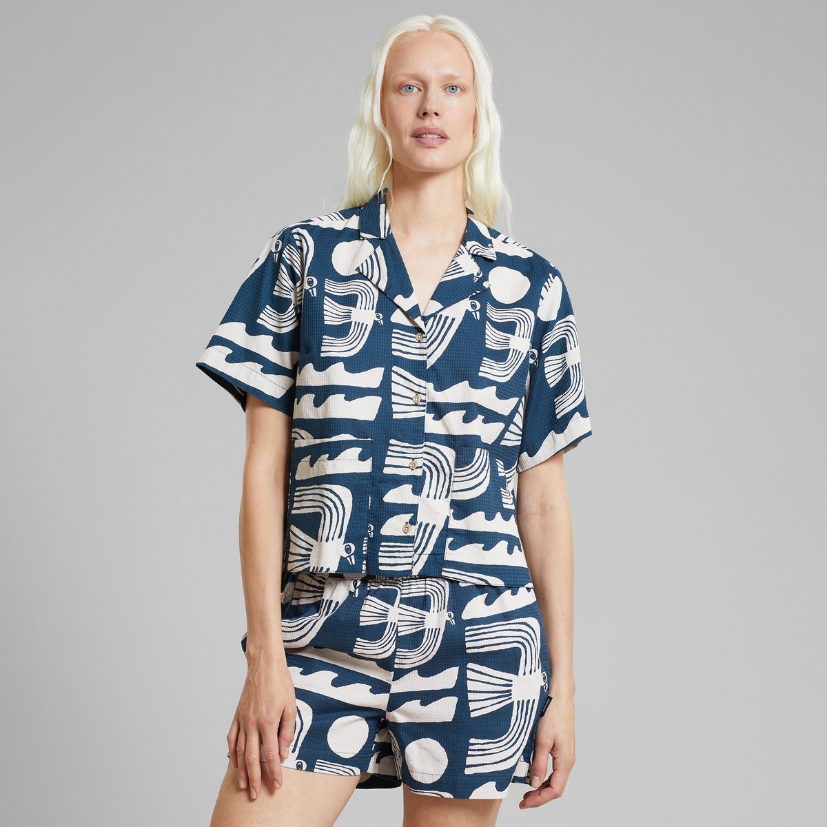 Shirt Valje Seagulls Majolica Blue