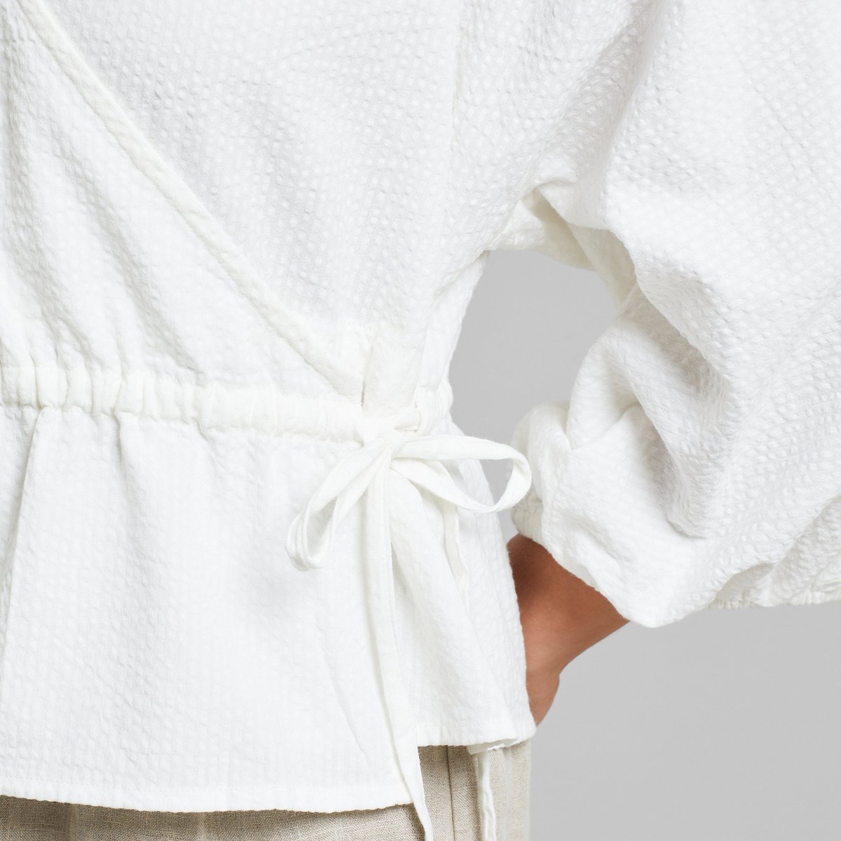 Wrap Top Rosenvik White