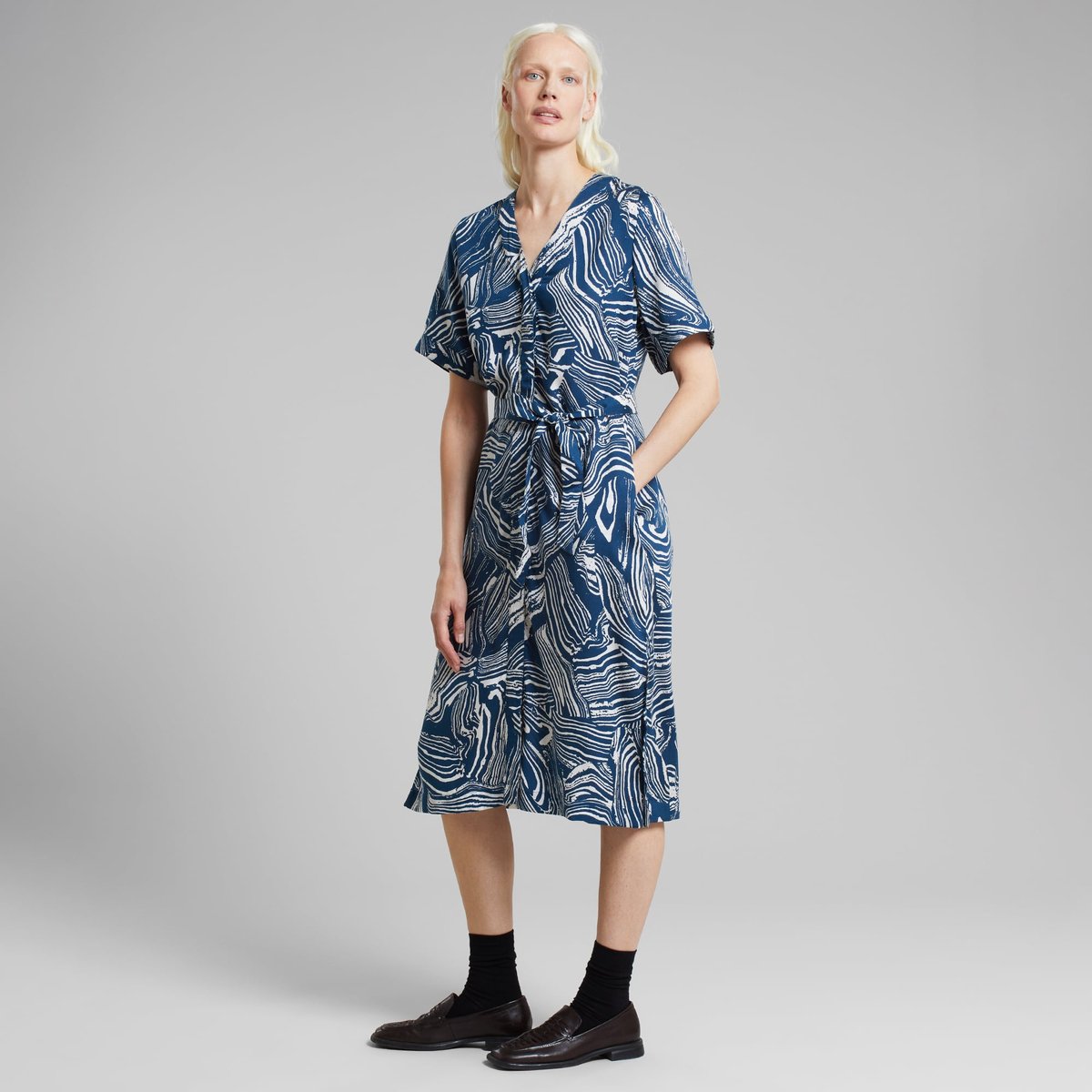 Dress Kallvik Clay Swirl Blue