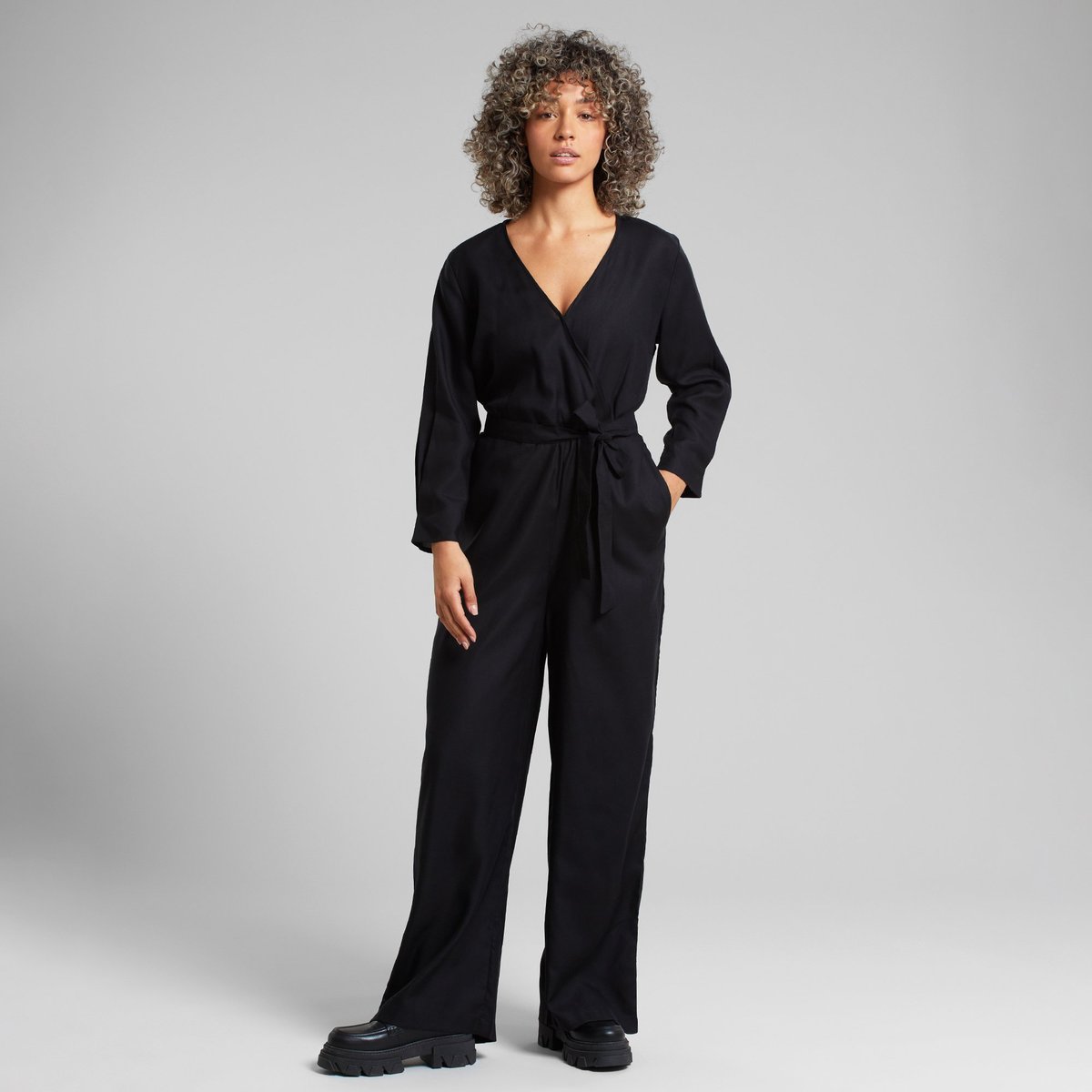 Wrap Jumpsuit Farsta Black