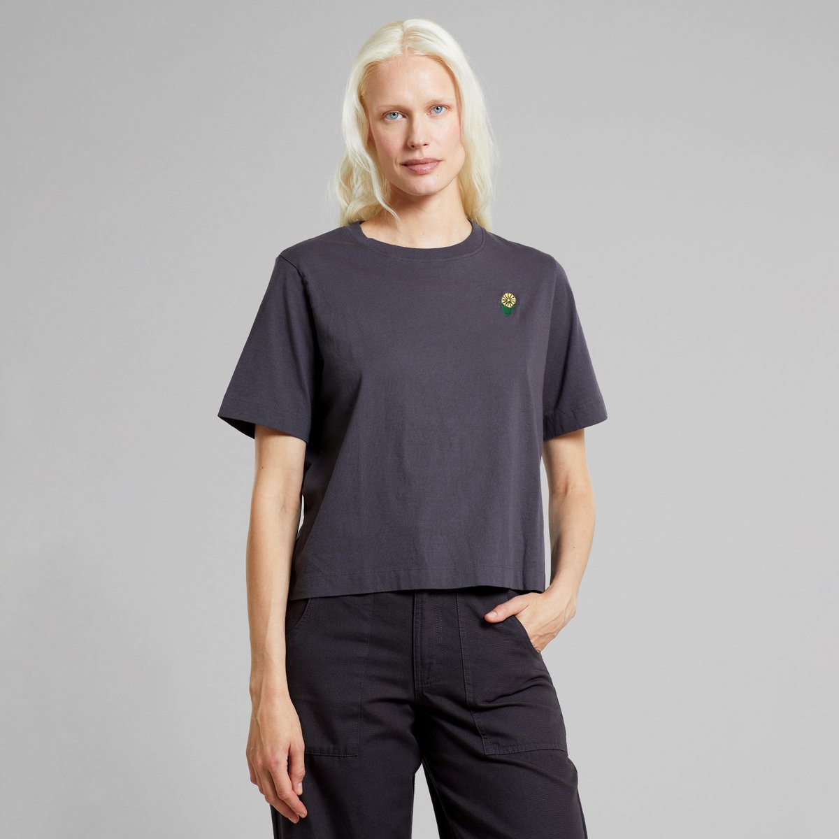 T-shirt Vadstena One Dandelion Charcoal