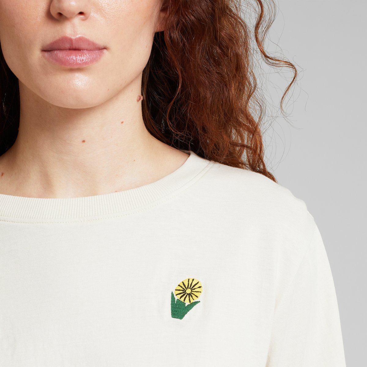 T-shirt Vadstena One Dandelion Oat White