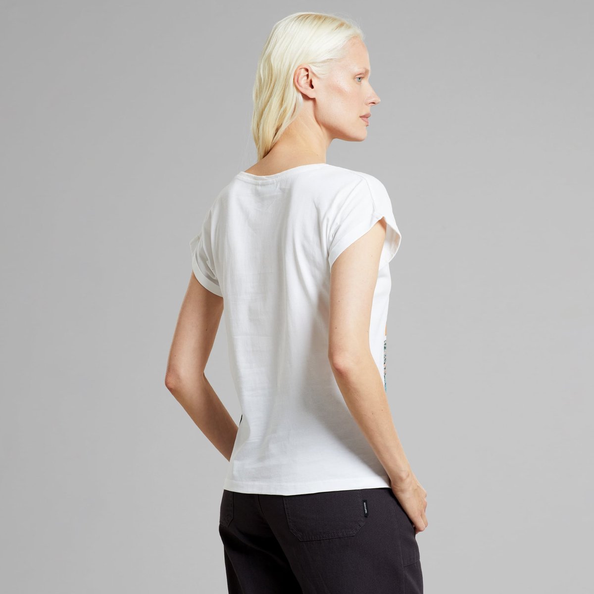 T-shirt Visby Sucker Sunset White