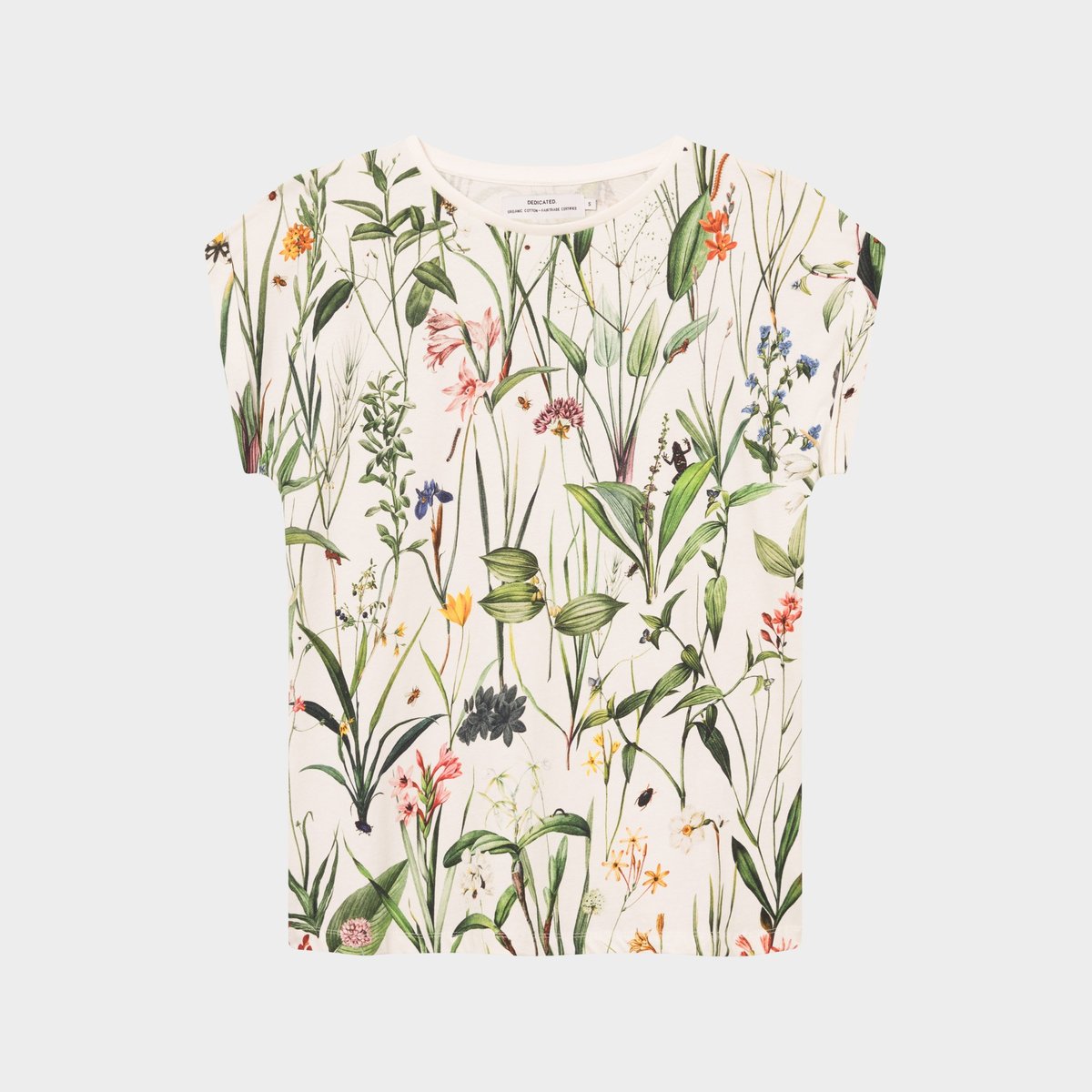 T-shirt Visby Flower Field Off-White