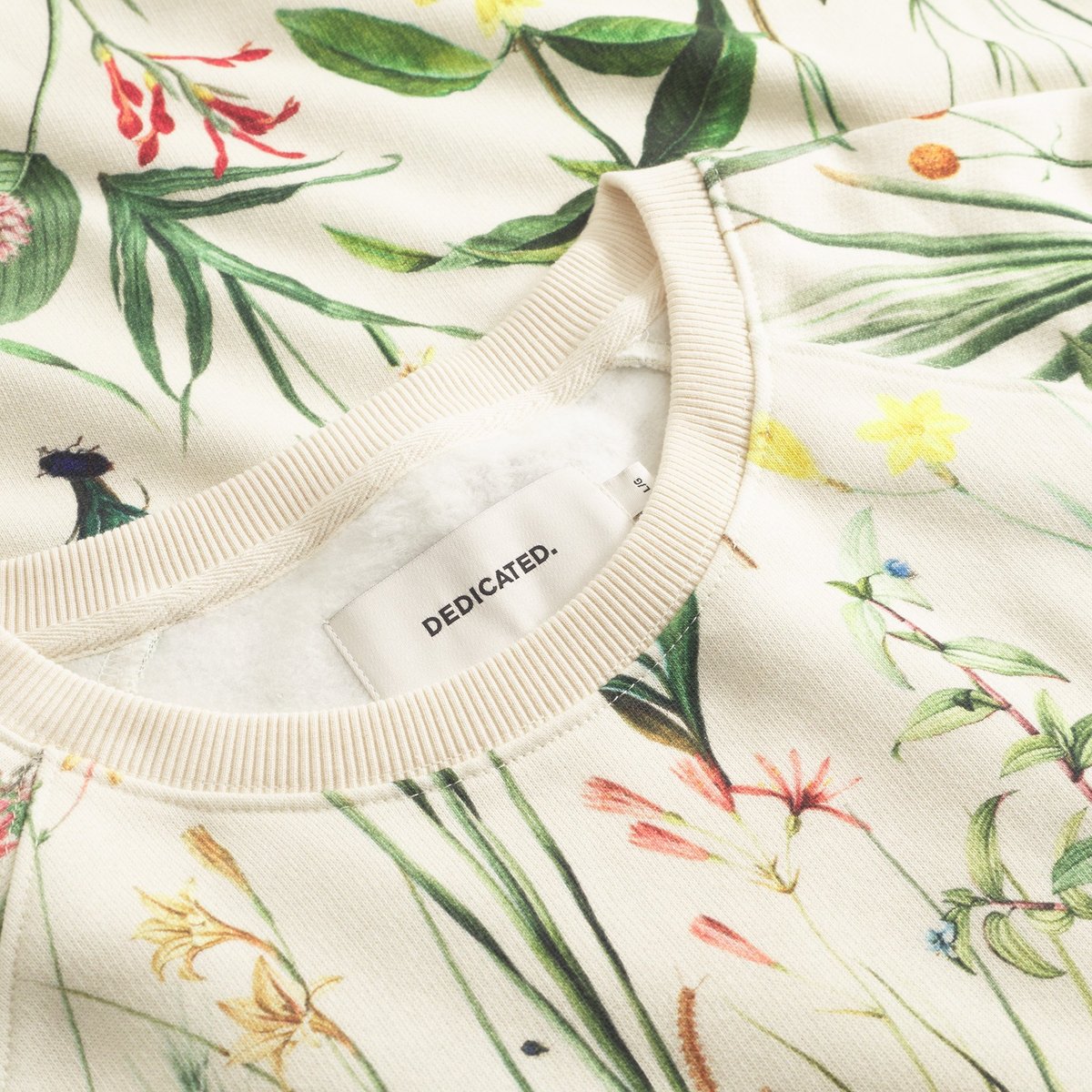 Sweatshirt Malmoe Flower Field Off-White