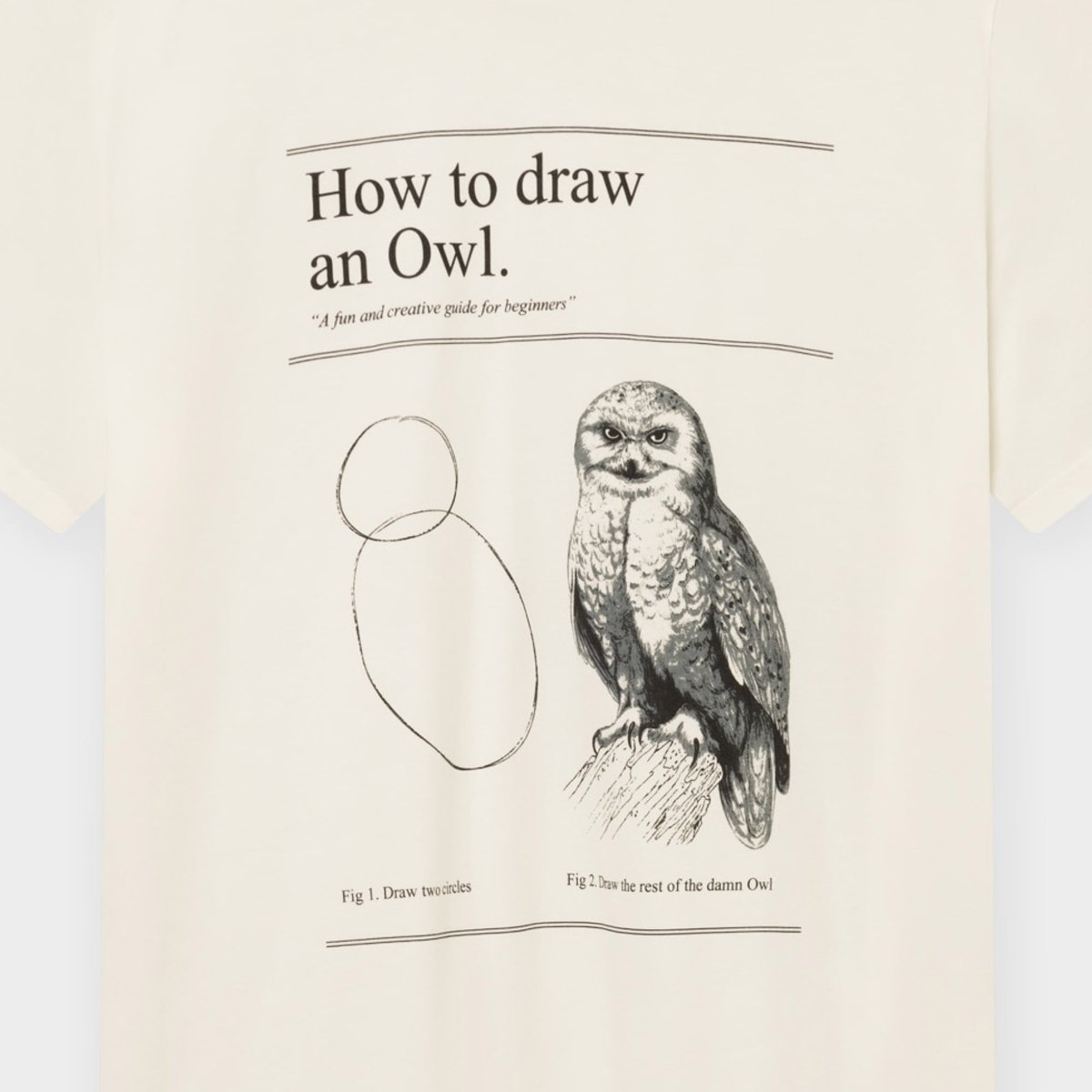 T-shirt Stockholm How to Draw an Owl
