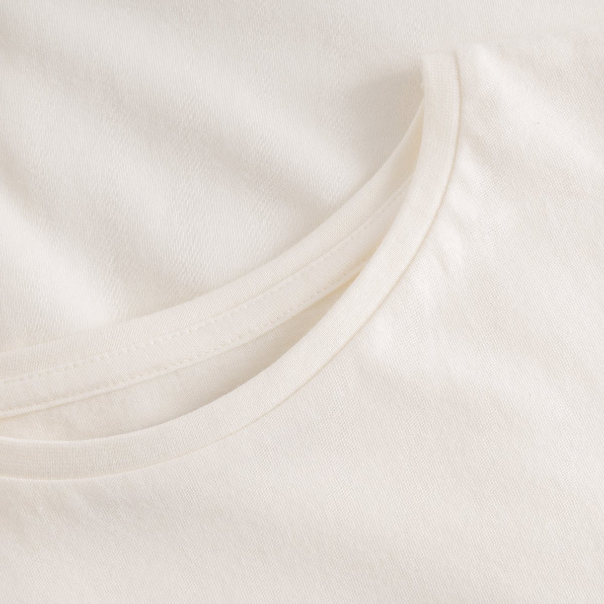 T-shirt Visby Happiness Off-White