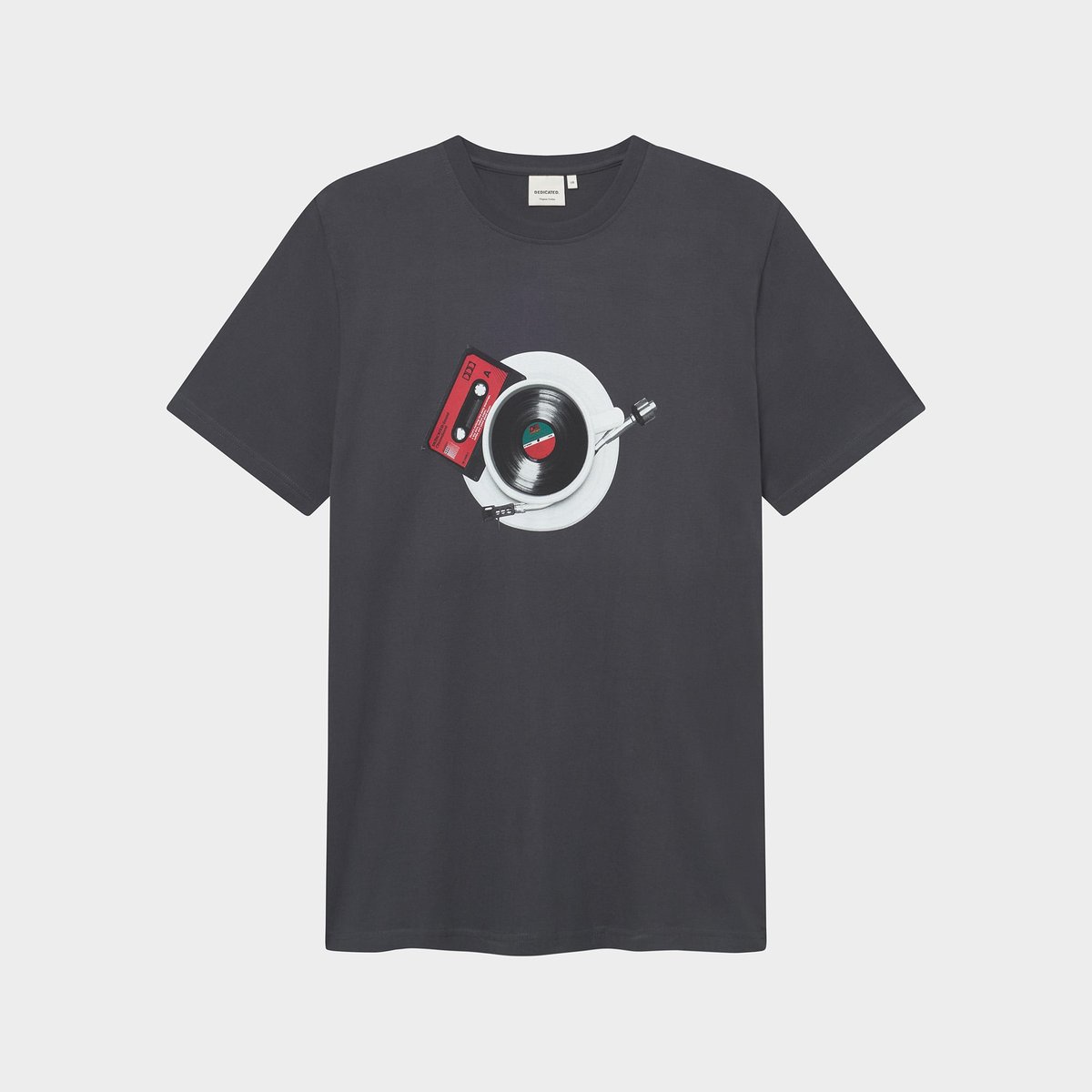 T-shirt Stockholm Morning Music Charcoal