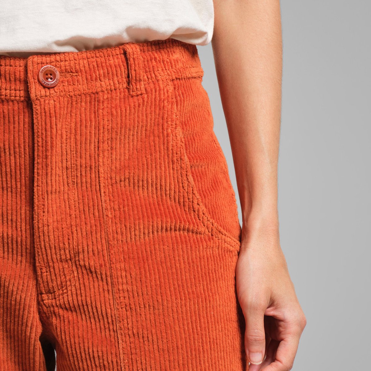 Workwear Pants Vara Corduroy Cinnamon Orange