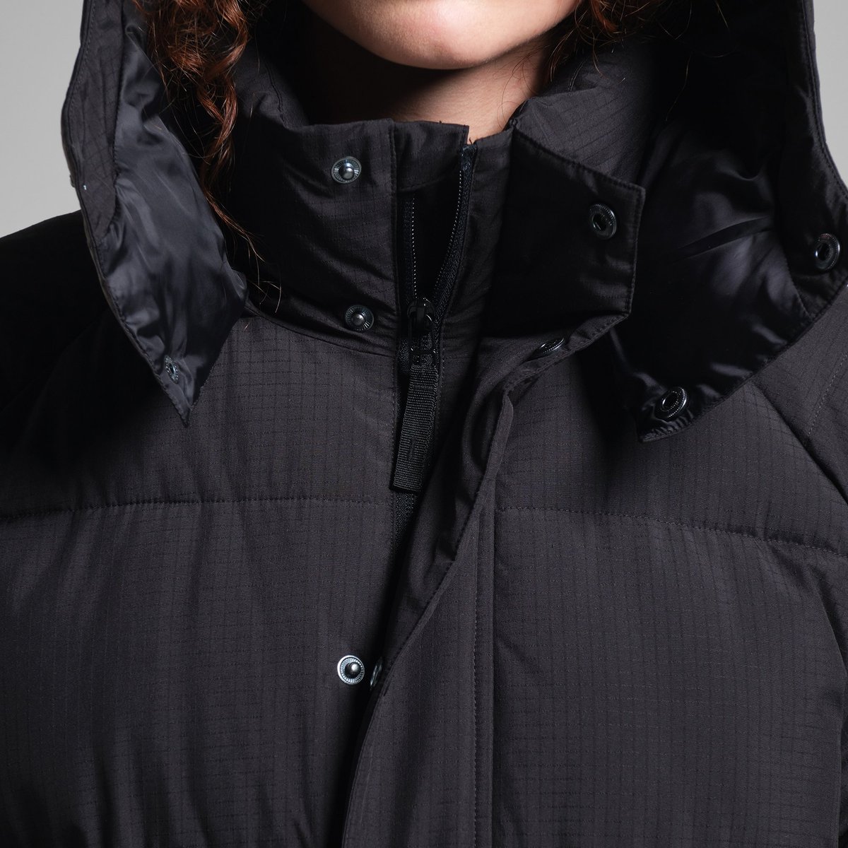 Long Puffer Jacket Karmas Black