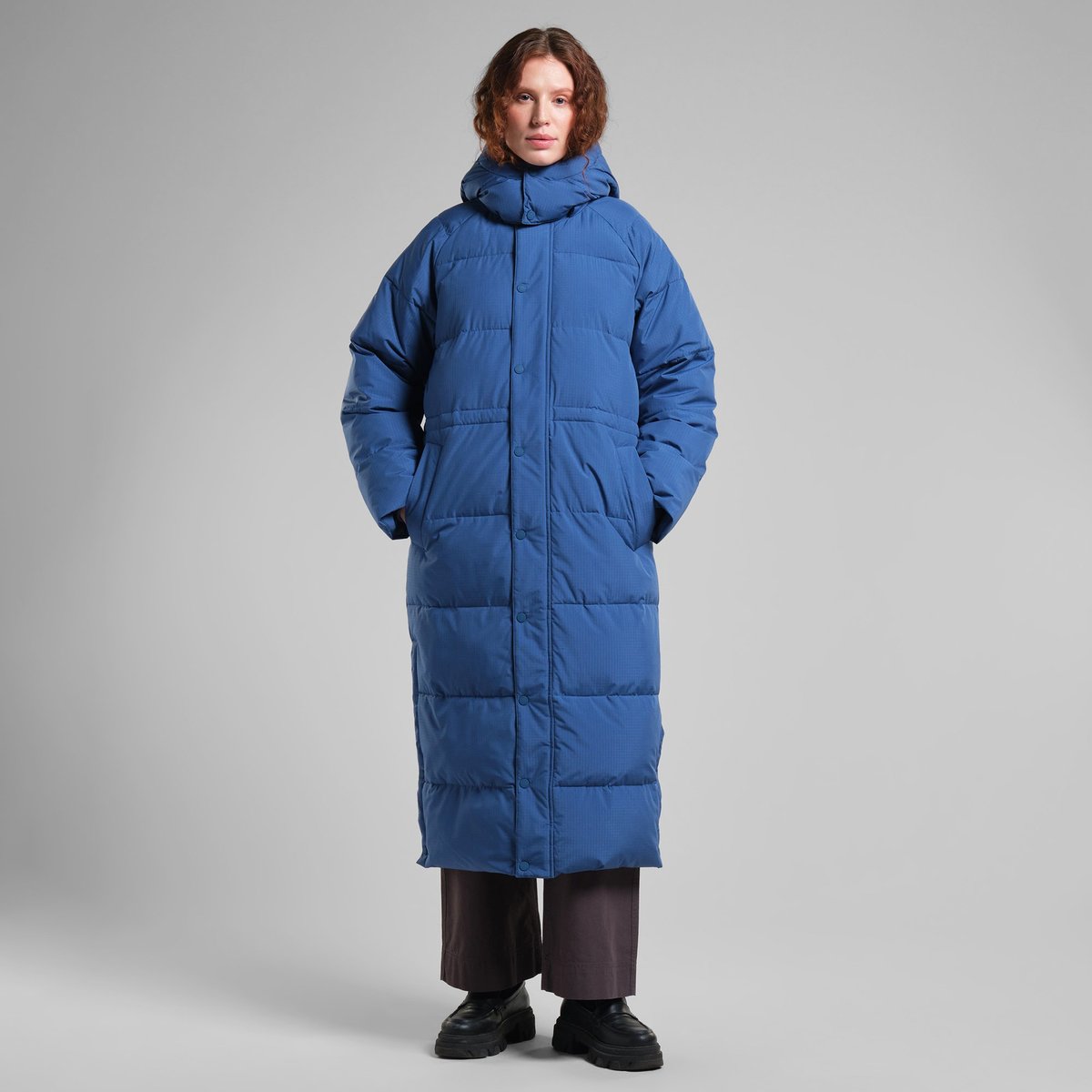 Long Puffer Jacket Karmas True Blue