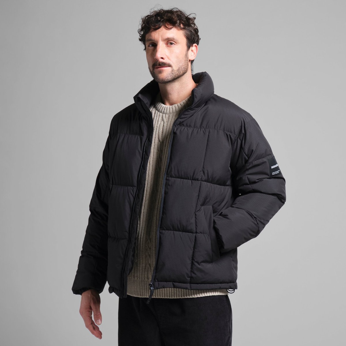 Puffer Sorsele Square Quilt Black