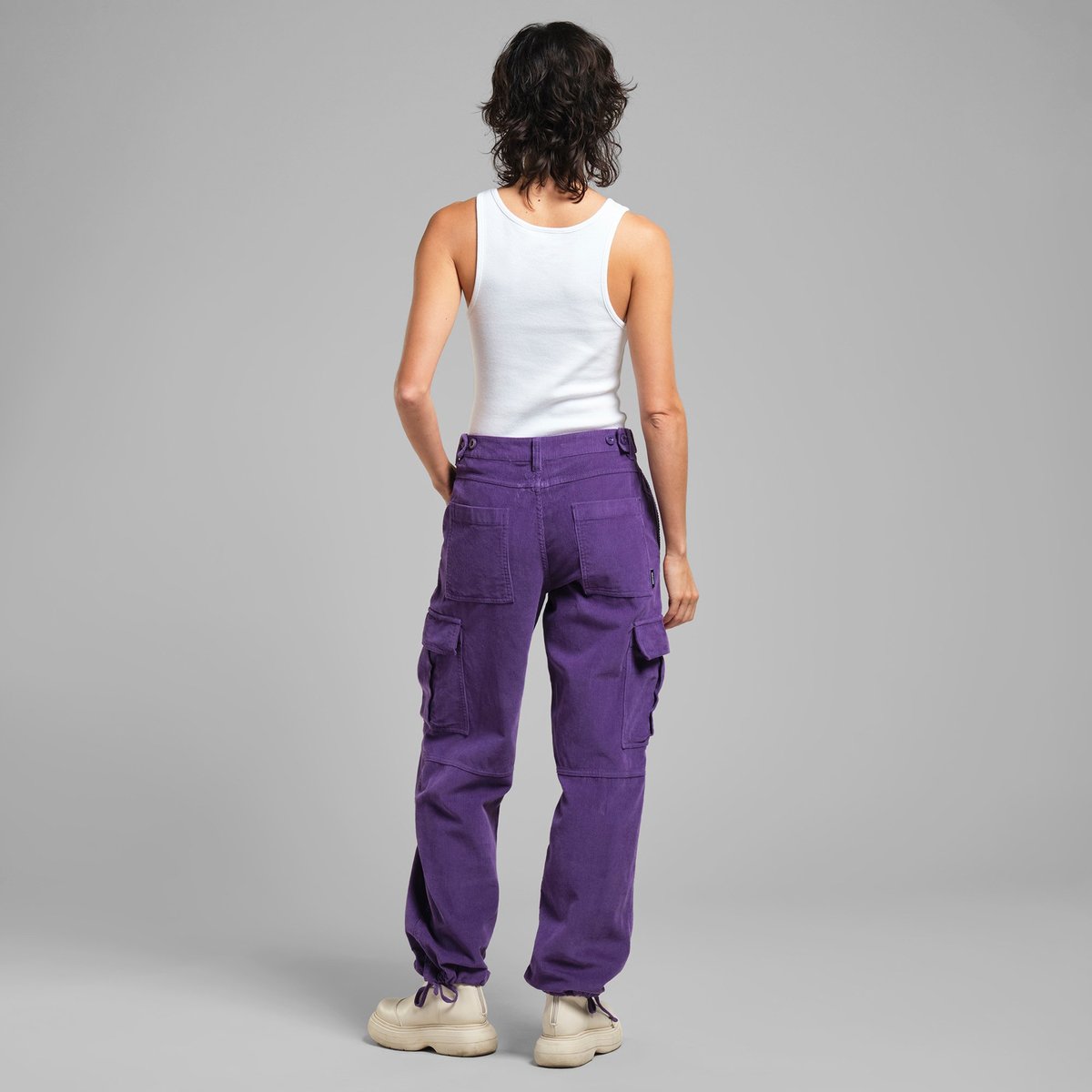 Cargo Pants Bagarmossen Corduroy Picasso Purple