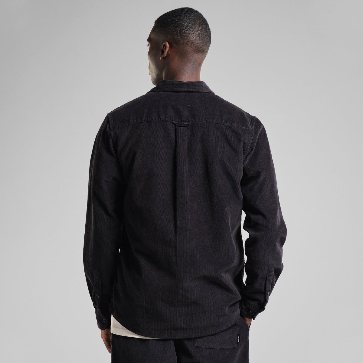 Shirt Varberg Corduroy Black