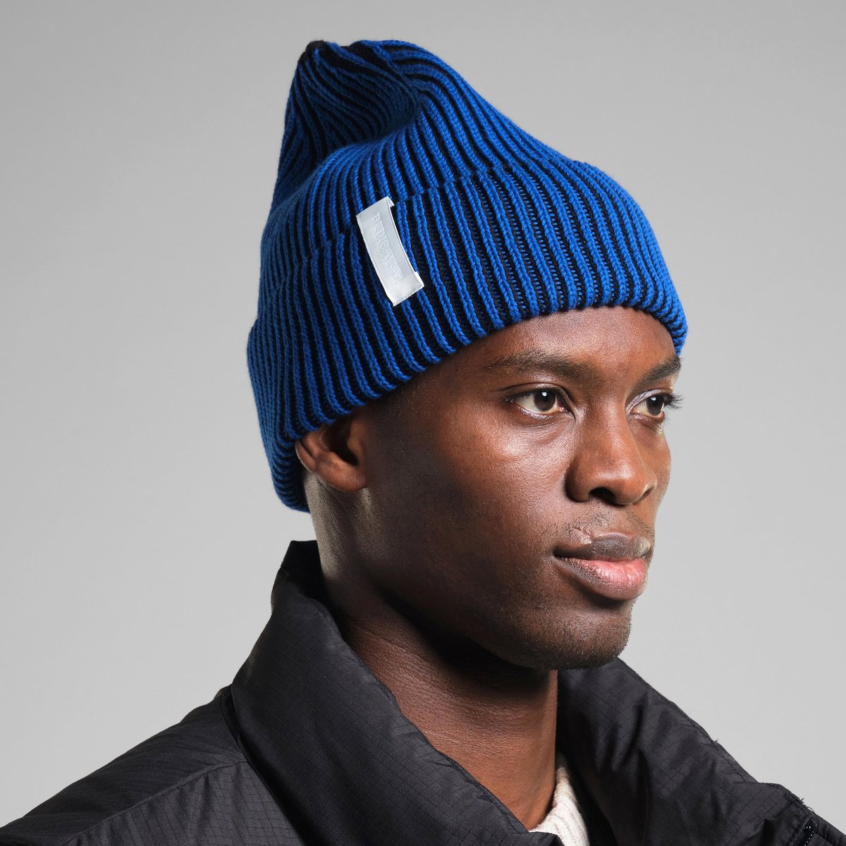 Beanie Narvik Brioche Black/Blue