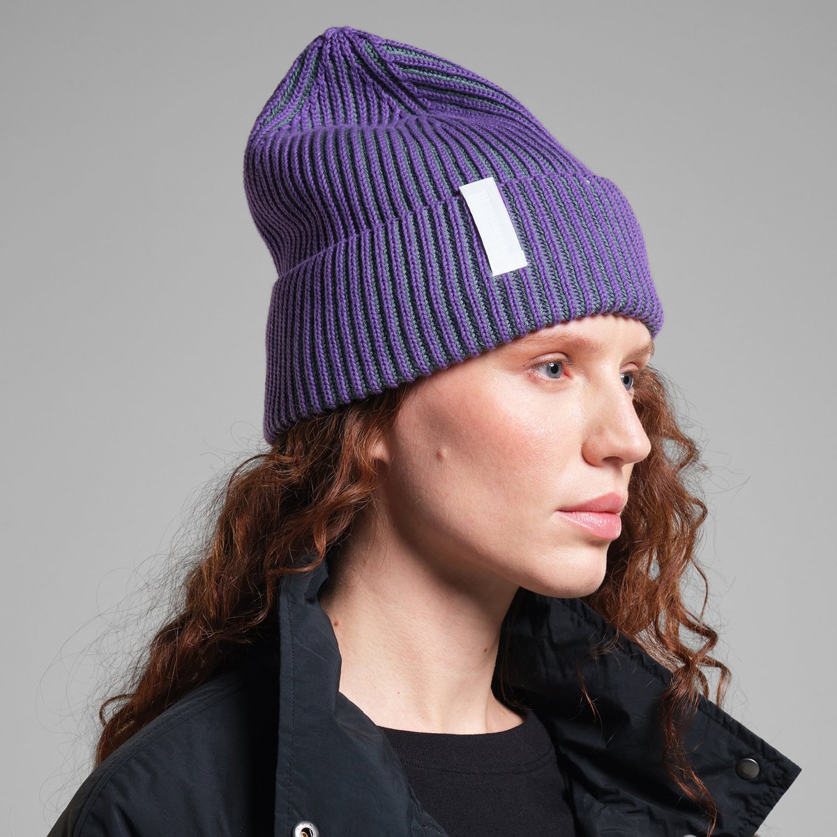 Beanie Narvik Brioche Purple/Green