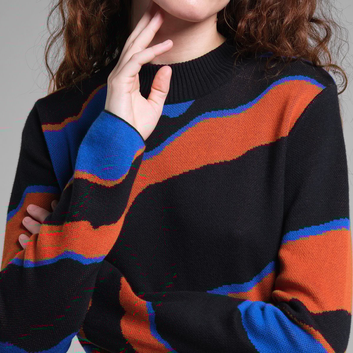 Dress Lo Faded Mountains Multi Color