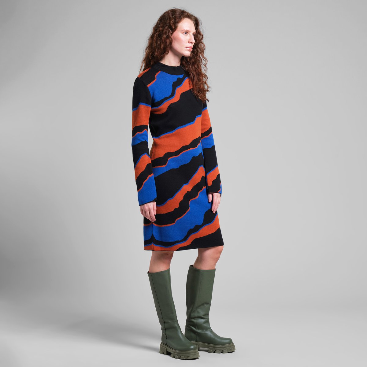 Dress Lo Faded Mountains Multi Color