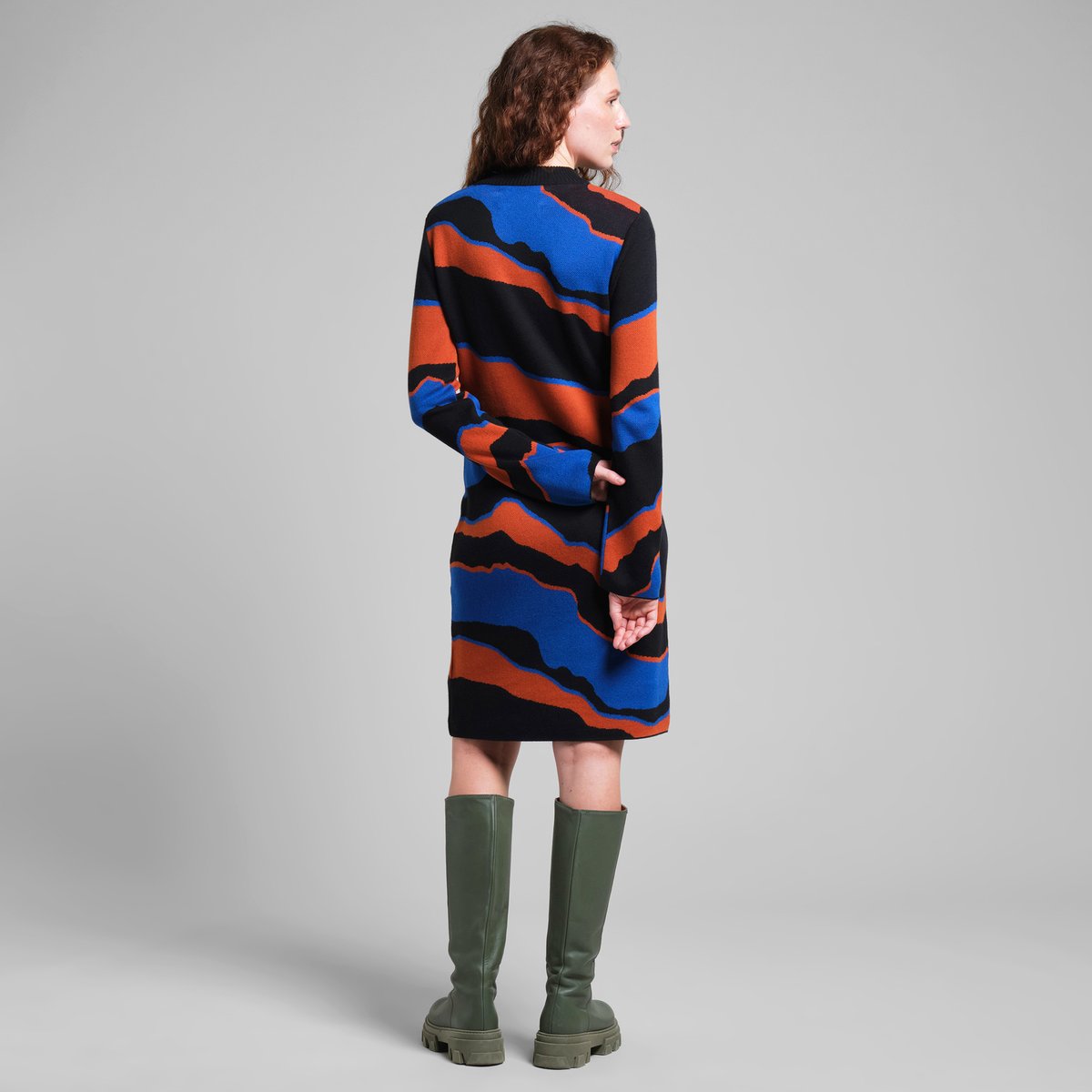 Dress Lo Faded Mountains Multi Color