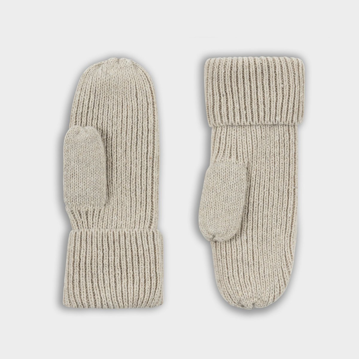 Mittens Vantaa Wool Pearl White