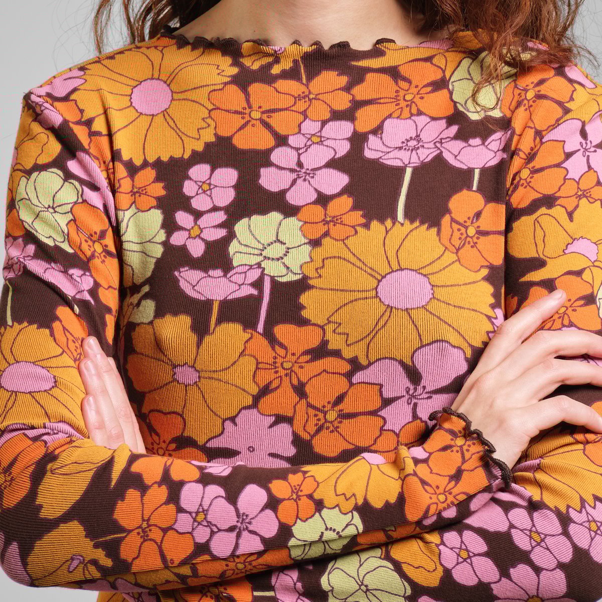 Rib Top Ryd Flower Power Multi Color