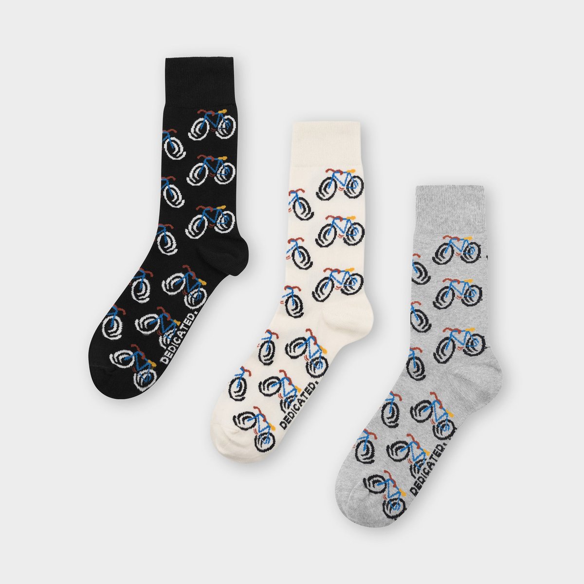 Socks Sigtuna Happy Bike AOP 3-pack