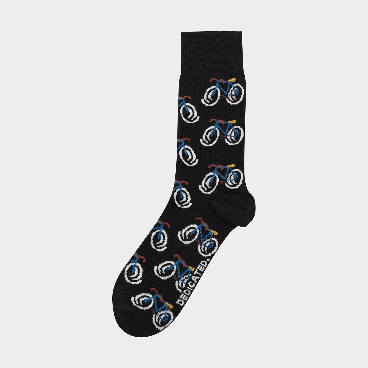Socks Sigtuna Happy Bike AOP Black