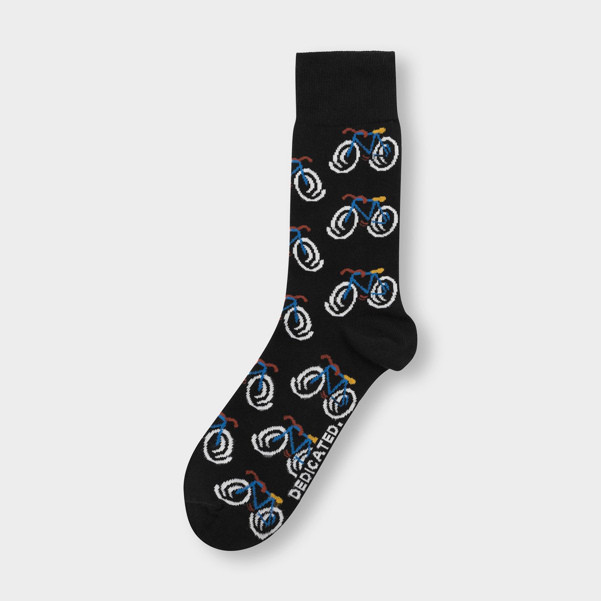 Socks Sigtuna Happy Bike AOP Black