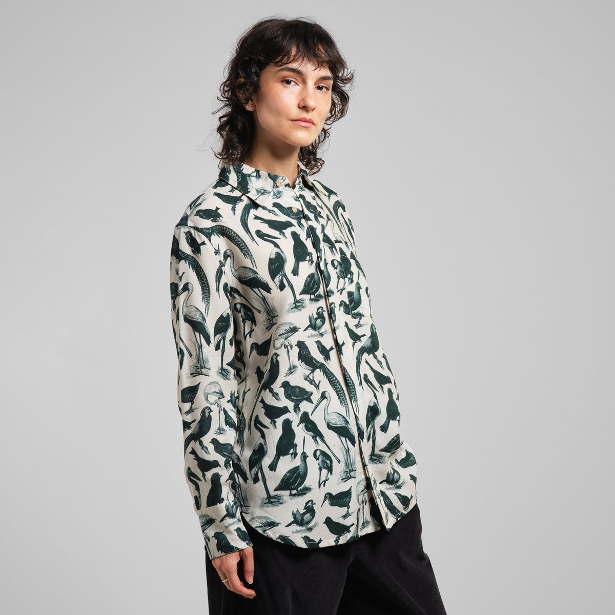 Shirt Kosta Birds Green