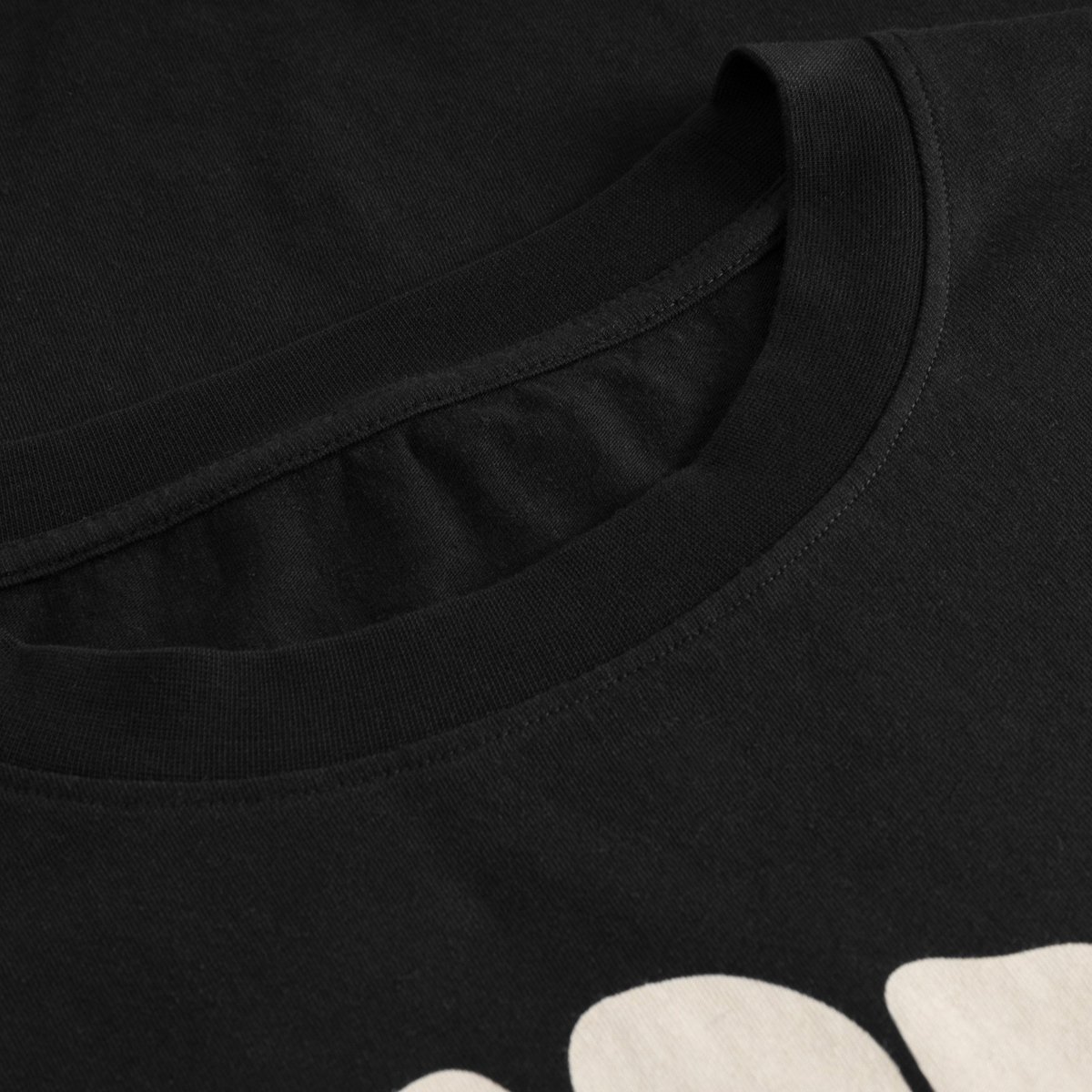 T-shirt Gustavsberg Hemp  For the Ocean Black