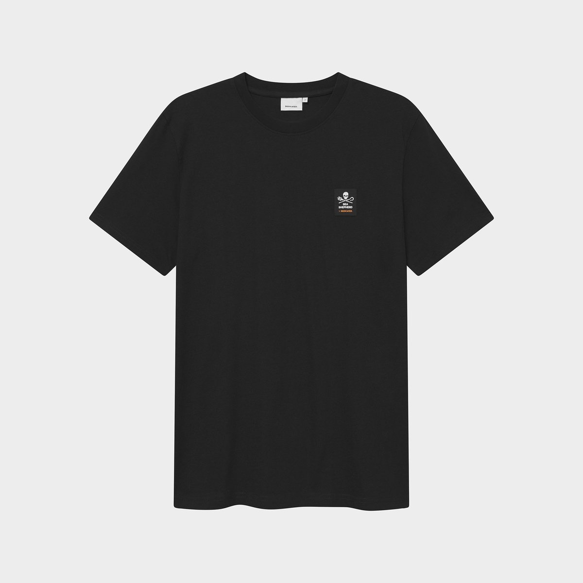 T-shirt Gustavsberg Hemp  Jolly Patch Black