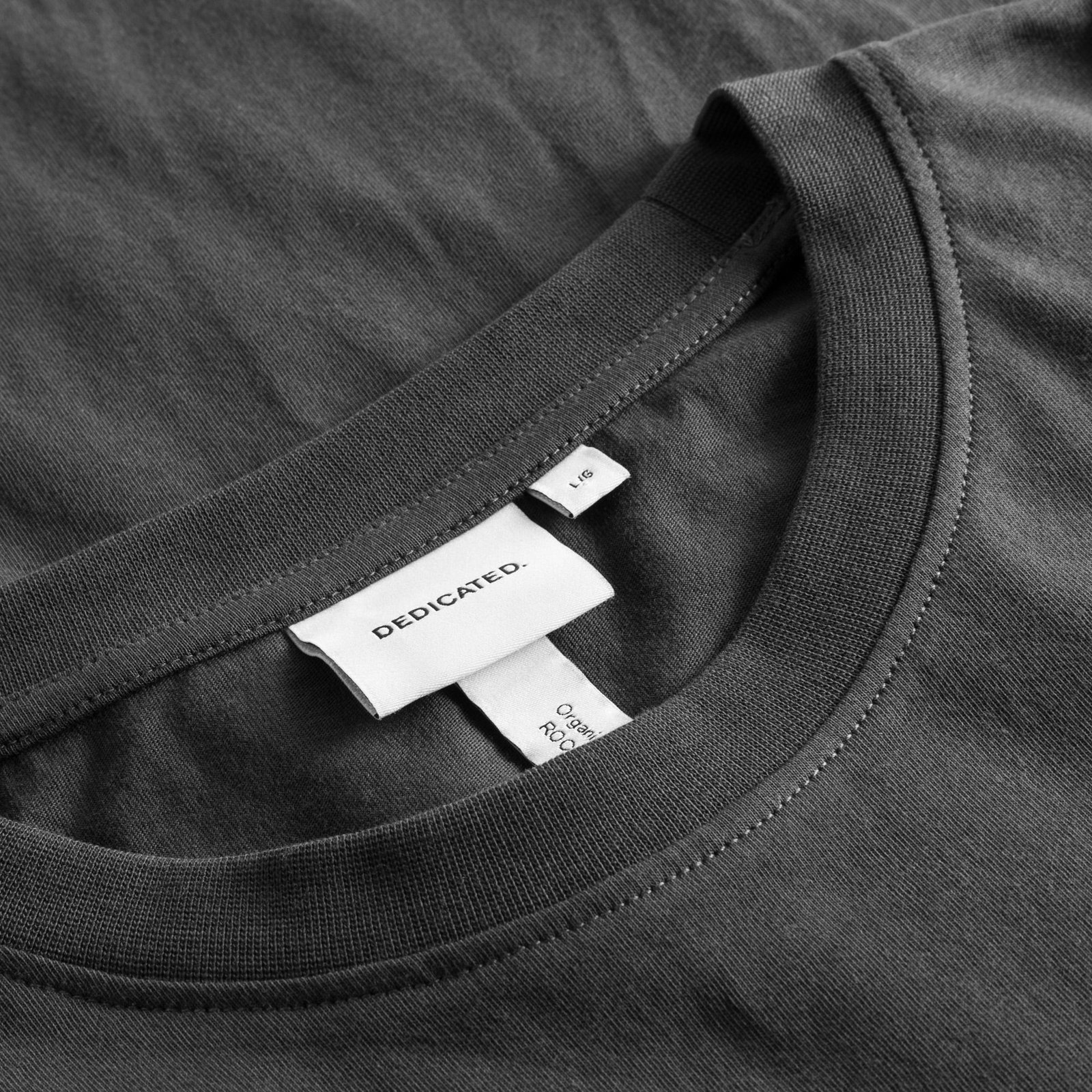 T-shirt Stockholm Enjoy The Now Charcoal