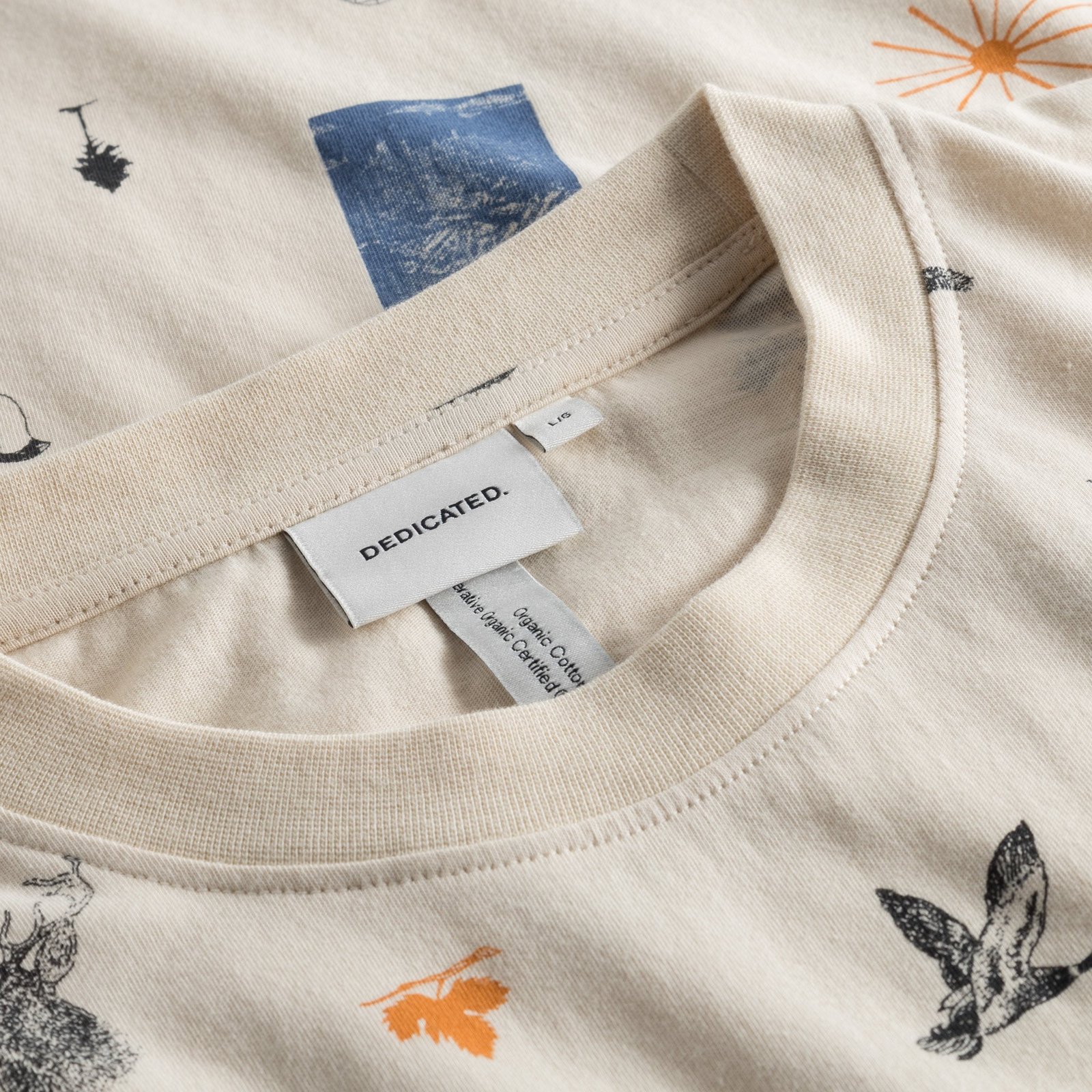 T-shirt Stockholm In The Woods Oat White