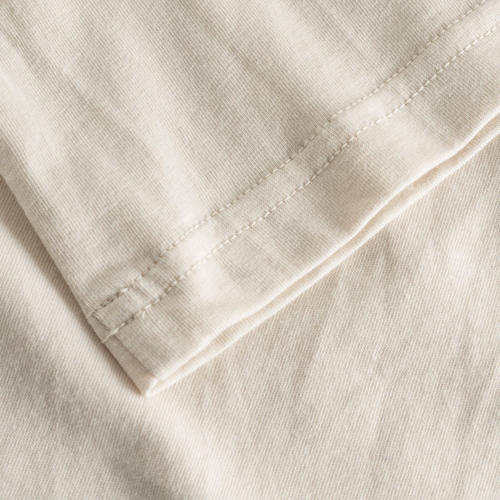 T-shirt Stockholm Rising Logo Oat White